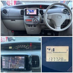 ⛄️4WD🉐H25ダイハツタントXナビTVバックカメラ検8/1/20 11.7万㌔の画像