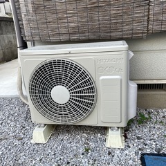 エアコンHITACHI白くまくん（室外機セット）の画像