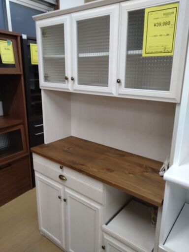 リユースのサカイ浦和店 【F189】大幅値下げしました！！★食器棚 ユーアイ K=105HOP