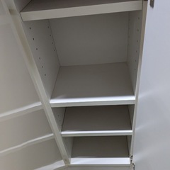 【中古】大阪引取歓迎　シューズボックス　下駄箱　玄関収納　ワイド90　木製【KNJ1F174】の画像