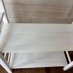 ホワイト　白　棚　四段　収納棚　の画像