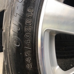 タイヤホイール　19インチの画像