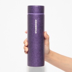 スターバックス ハロウィン2025ステンレスボトルグリッターパープル444mlの画像