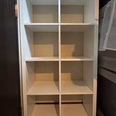 IKEA KALLAX ホワイト シェルフの画像