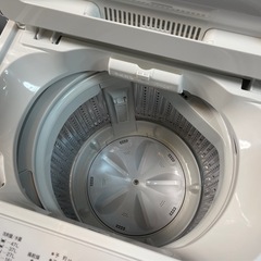 YAMADA 5.5kg簡易乾燥付き洗濯機RORO YWM-T55LW 2024年製 中古の画像