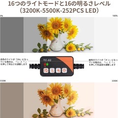 【二色】撮影ボックス FOSITAN 60x60x60cm 色温度調光可能 5*背景布（黒、白、ブラウン、赤、グレー） 3200K-5500K 調光器付き プロ撮影キット 超高輝度ライト付き 明るさを調整可能 折り畳み式 携帯型 組立簡単 収納便利　副業　アクセサリー　アパレルの画像