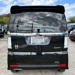 【支払総額19.8万円】人気車種！N-BOXカスタム車検令和9年10月機関良好 パワスラ 修復歴無し 社外アルミ の画像