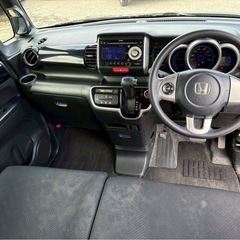 【支払総額19.8万円】人気車種！N-BOXカスタム車検令和9年10月機関良好 パワスラ 修復歴無し 社外アルミ の画像