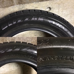 C-11 タイヤ 中古 BRIDGESTONE STUDLESS BLIZZAK VRX2 155/65R14の画像
