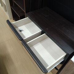 リユースのサカイ浦和店 【F192】★ハンガーラック ニトリ ニーズ3 84 OP-3段 MBR/BKの画像