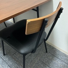 ダイニングテーブル+チェア3点セット の画像