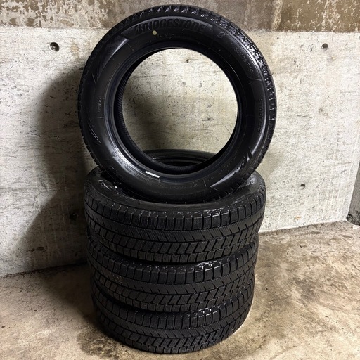 C-12 タイヤ 中古 BRIDGESTONE STUDLESS BLIZZAK VRX3 155/65R14