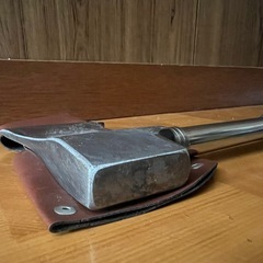 手斧　使用感有り　薪割りなどにの画像