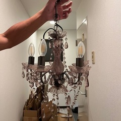 シャンデリア 電気の画像