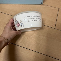 ピーターラビット電子レンジ対応容器2個セットの画像