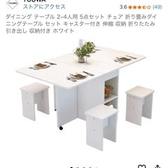 テーブルの画像