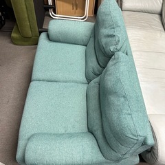 2人掛けソファ　グリーン　の画像