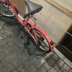 リサイクルショップどりーむ荒田店　No557 自転車　バイク　20inch ピンク　ライトなしの画像