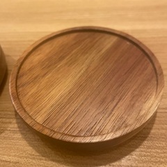 木製トレイ（コースター）　２個の画像