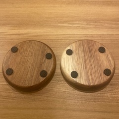木製トレイ（コースター）　２個の画像