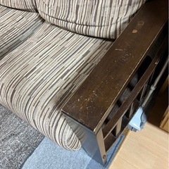 2人掛けソファ 無料ですの画像