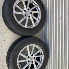 【お話中】トヨタハリヤー　アルミ付きスタッドレスタイヤ　取り付けナット付きの画像