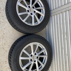 【お話中】トヨタハリヤー　アルミ付きスタッドレスタイヤ　取り付けナット付きの画像