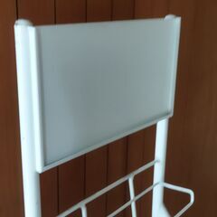 A4(上部４段・下段３段) フリーペーパーラック カタログスタンド 什器　※引き取り又は指定駅手渡しの画像