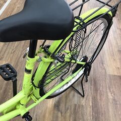 【ジャングルジャングル広陵店】自転車　sixty one 26インチ　黄緑の画像