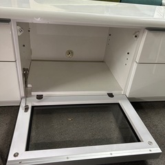 テレビ台 ホワイト リビング収納の画像