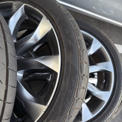 アクセラスポーツ　純正ホイール　18インチ 114.3 ブリヂストン　４本セットの画像