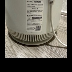 SHARP/空気清浄機/プラズマクラスターの画像