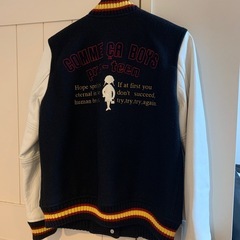 COMME CA BOYS スタジャン　サイズ160  牛革　アメカジ　　の画像