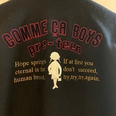COMME CA BOYS スタジャン　サイズ160  牛革　アメカジ　　の画像