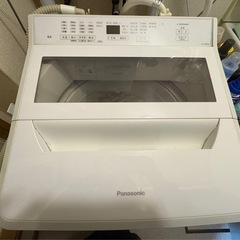 【11月末〆切】Panasonic　洗濯機　8kg説明書＆保証書付き　の画像