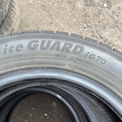 YOKOHAMAタイヤスタッドレスIG70 まだやわらかめです
の画像