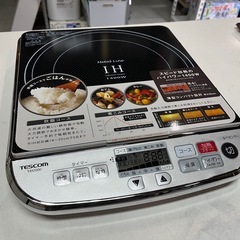 未使用品！ TESCOM テスコム IH 一口コンロ TIH2000 IHクッキングヒーター 2008年製 箱入 取説付属 ①の画像