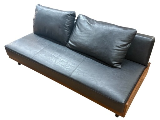 ソファベッド 3人がけソファ ブラック