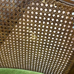 🪑オールドカリモク🪑karimoku🪑コロニアル🪑ラタンチェア🪑2605の画像
