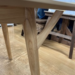 【リサイクル市場エコ伊川谷】 NITORI / ニトリ ダイニングテーブル ナチュラル【取りに来られる方限定】の画像
