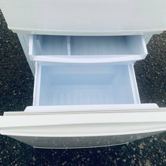 ①✅SHARPノンフロン冷凍冷蔵庫✅ ✅SJ-D14D-W✅の画像