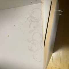 【0円／引取限定】白カラーボックス 扉付き 4個セット／まとめてのみの画像