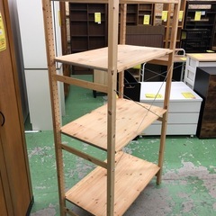 【ドリーム川西店御来店限定】☆ジモティー見たよ♪割引☆  IKEA イーヴァル シェルフユニット  クリーニング済み 【99560000033300】の画像