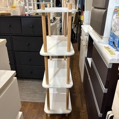 【francfranc】【フランフラン】【ウッドポールシェルフ 4段】クリーニング済み【管理番号12810】町の画像