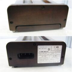 メトロ電気工業 木枠フットヒーター MFH-321ET 動作良好　2015年製　2灯式 手元電子コントローラー式 5時間切タイマー付　195ZSの画像