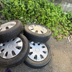 軽のホイールたいやタイヤの画像