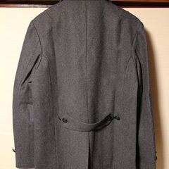 【未着用】SAKAZEN ウール65%メルトンピーコートの画像