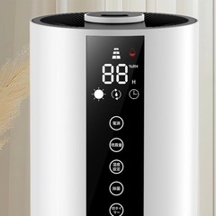 【新品】加湿器 大容量 8L タワー型 超音波式 静音 リモコン 上部給水 タッチパネル スタイリッシュ ホワイトの画像