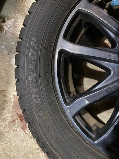 2024年式ダンロップスタッドレスタイヤ155/65R13