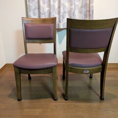 【済】TOYO FURNITURE東洋ファニチャー　椅子２脚の画像